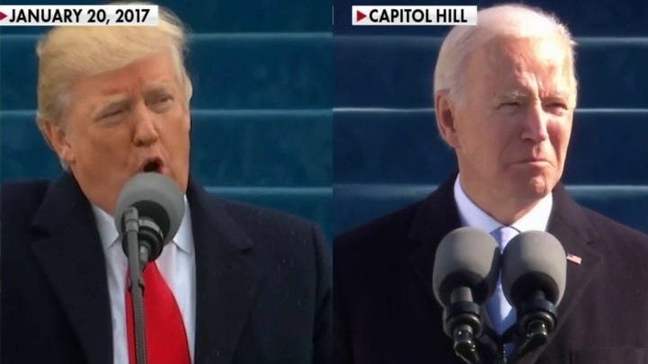 Contrasting the media's response to Biden, Trump inaugurations