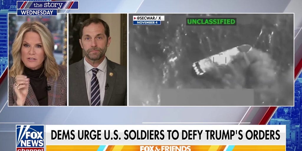 Democrat confronted for 'vague' message urging troops to 'defy illegal orders'