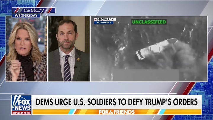 Democrat confronted for 'vague' message urging troops to 'defy illegal orders'