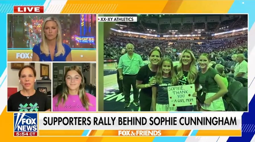 Trans activists harass Sophie Cunningham supporters before WNBA game