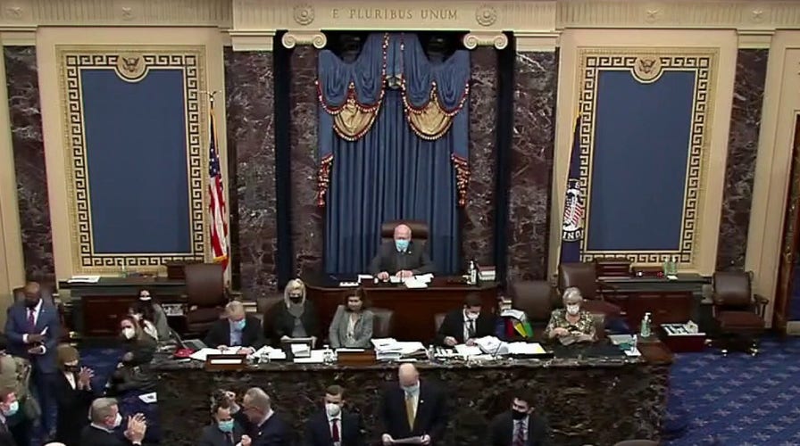 Senate narrowly passes COVID relief bill with no Republican support