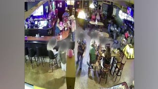 Surveillance footage shows moment truck crashes into Elk's Lodge, injuring 30 people - Fox News