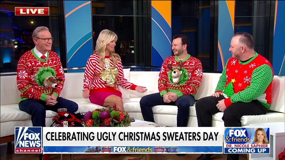 'Fox & Friends' celebrates Ugly Christmas Sweater Day