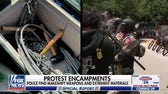 Police find weapons at protest encampments