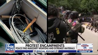 Police find weapons at protest encampments - Fox News