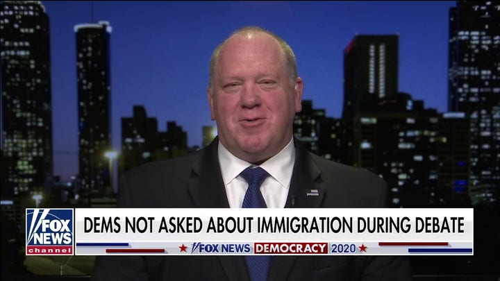 Tom Homan: Failed 2020 Democrats lose on immigration