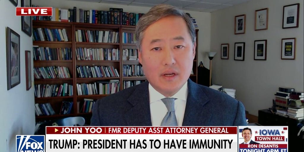 Presidential immunity case will end up before Supreme Court John Yoo