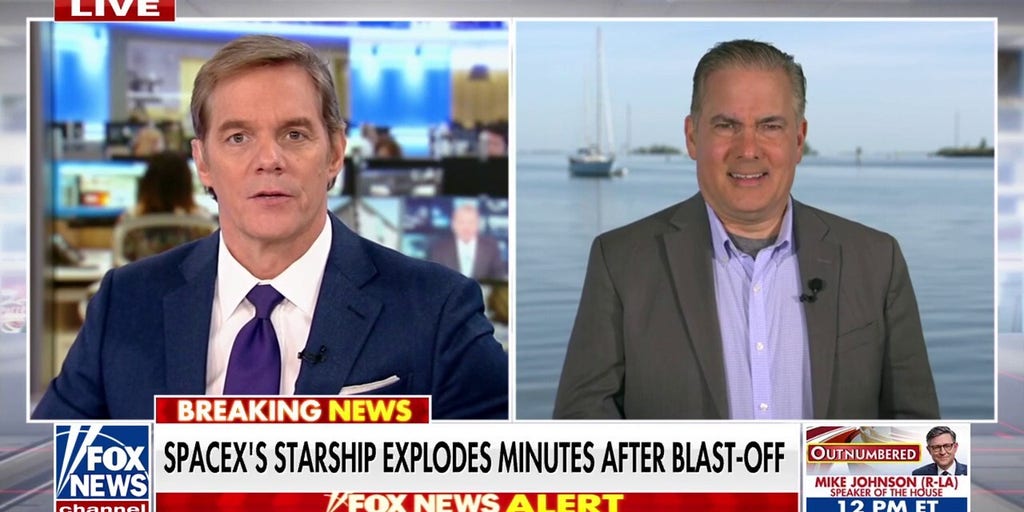 SpaceX Starship explodes midflight, sending debris to the ground