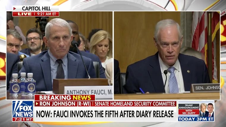 Sen Ron Johnson grills Dr. Fauci on pandemic response
