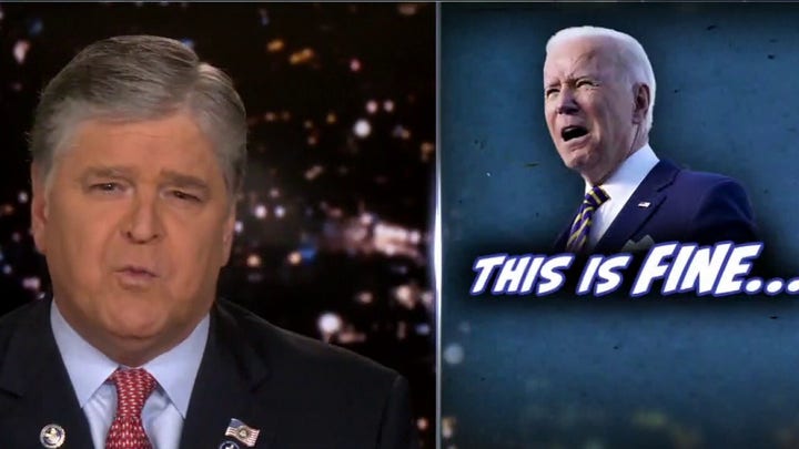 Hannity: Biden's disastrous year