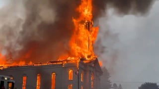Historic central Massachusetts church goes up in flames - Fox News