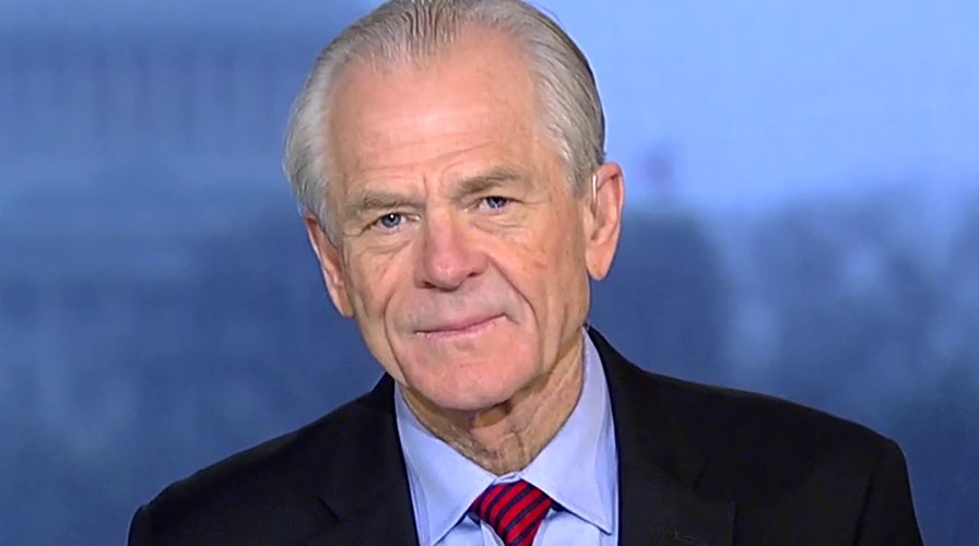White House trade adviser Peter Navarro on trade deficit narrows for first time in 6 years
