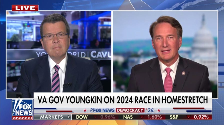Virginia governor touts GOP enthusiasm about early voting