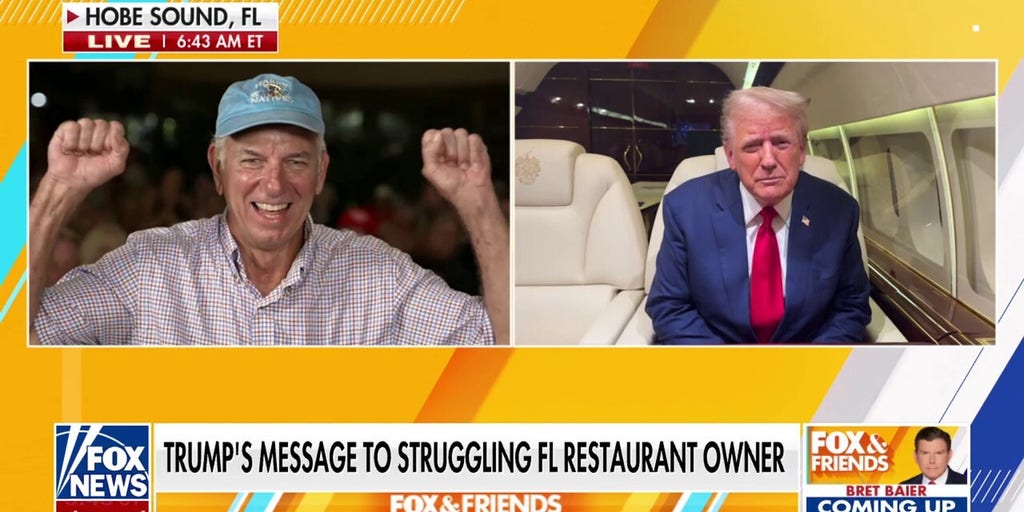 Trump sends message to Florida restaurant fighting to keep doors open