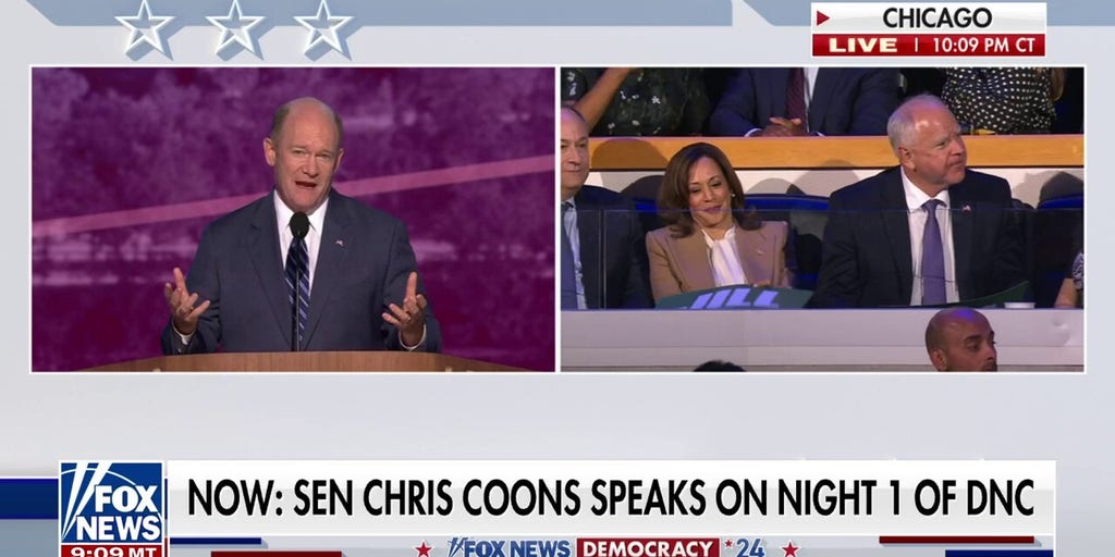 Sen. Chris Coons thanks Biden for passing the Democratic torch to Kamala Harris