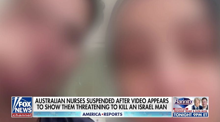  Australian nurses allegedly suspended after video shows threats to kill Israeli man