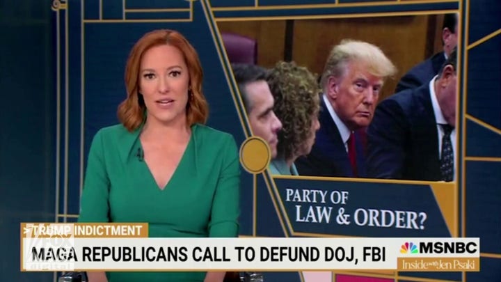 Psaki says GOP wants to ‘defund’ law enforcement, tells Republicans to direct 'outrage' to ‘MAGA’ leaders