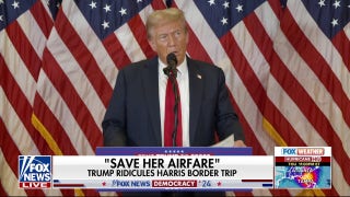 'Save her airfare': Trump criticizes Kamala Harris on her border trip - Fox News