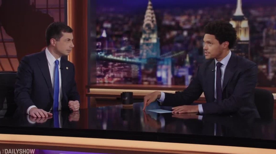 Trevor Noah mocks Joe Biden during late night interview with Pete Buttigieg