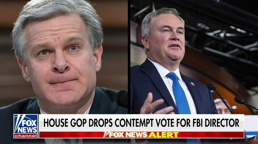 House GOP drops contempt vote after FBI director agrees to share Biden doc with whole committee