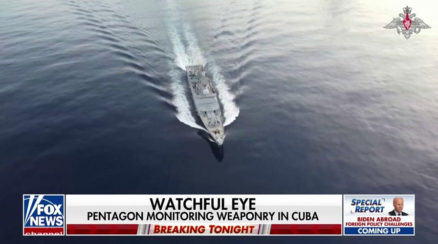 The Pentagon monitors Russian Navy ships in Cuba