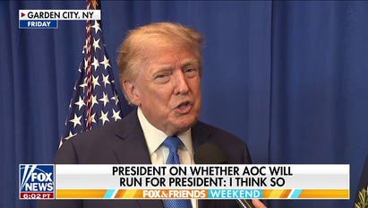 Trump predicts AOC will run for president in 2028