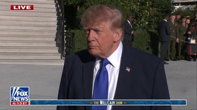 President Donald Trump asked about controversial ad by Vivek Ramaswamy