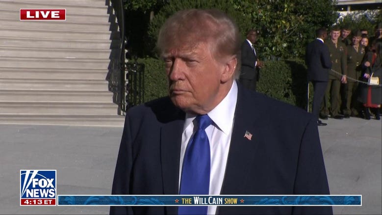 President Donald Trump asked about controversial ad by Vivek Ramaswamy