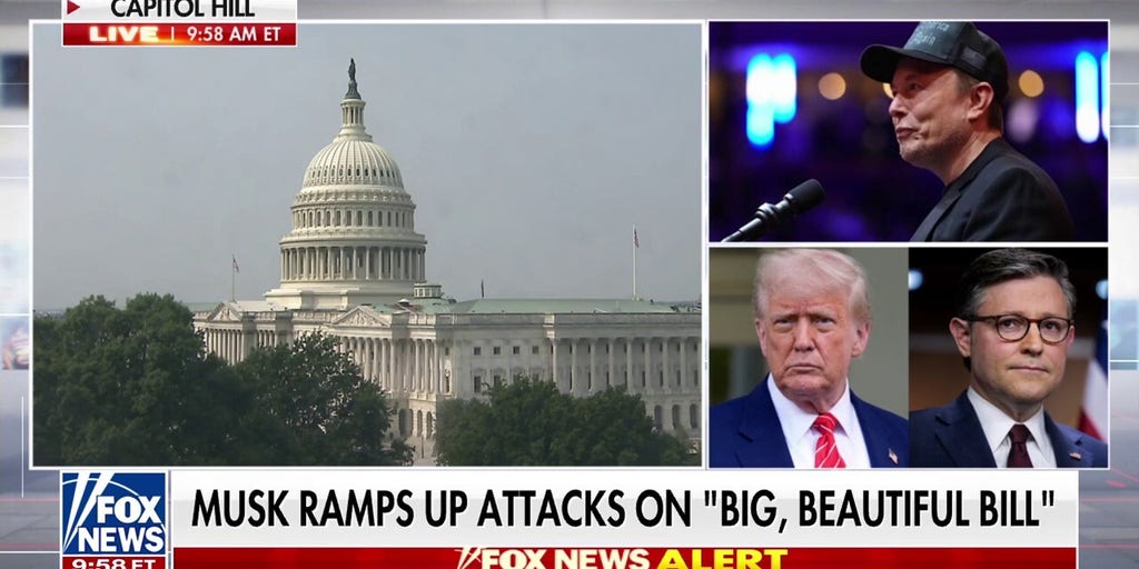 GOP 'exasperated' by Musk's attacks on 'big, beautiful bill'