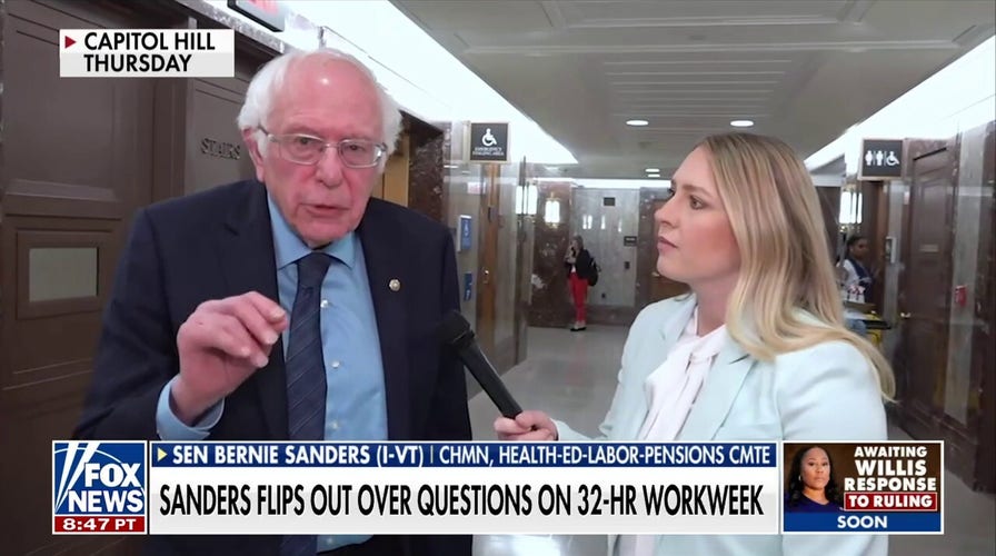 Bernie Sanders 'flips out' when pressed on 4-day work week proposal
