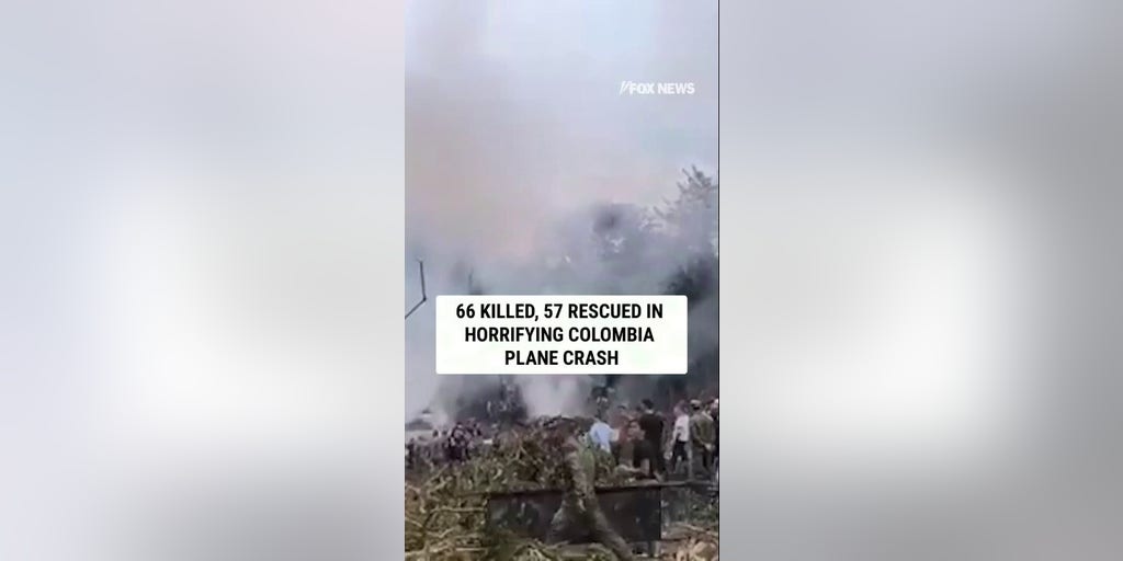 66 killed, dozens rescued after HORRIFYING plane crash in Colombia