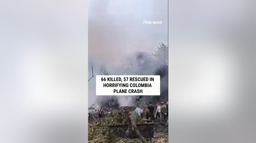 66 killed, dozens rescued after HORRIFYING plane crash in Colombia