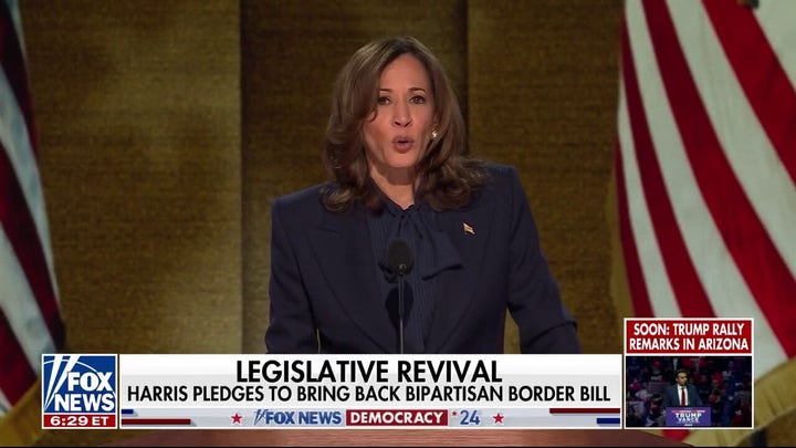 Kamala Harris pledges action on southern border