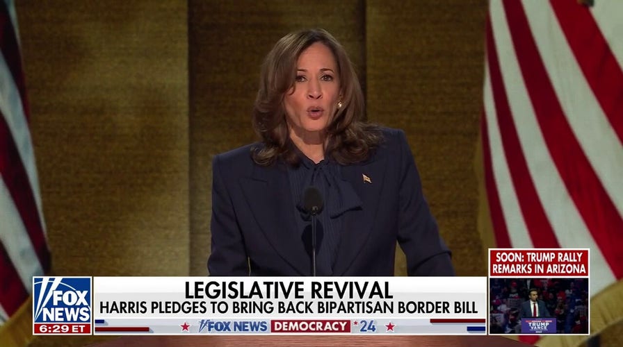 Kamala Harris pledges action on the southern border