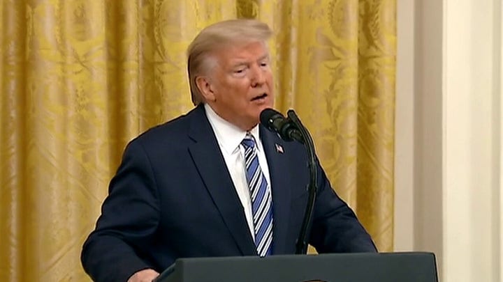 President Trump blasts House Democrats for not returning to Congress amid COVID-19 crisis