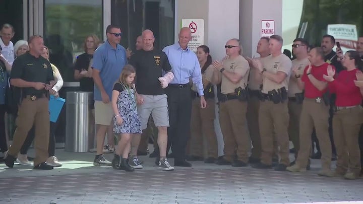 Florida deputy shot 3 times during 'ambush' leaves hospital
