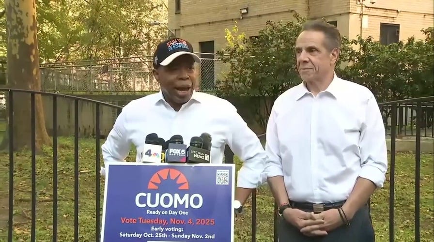 Mayor Eric Adams formally endorses former Gov. Andrew Cuomo