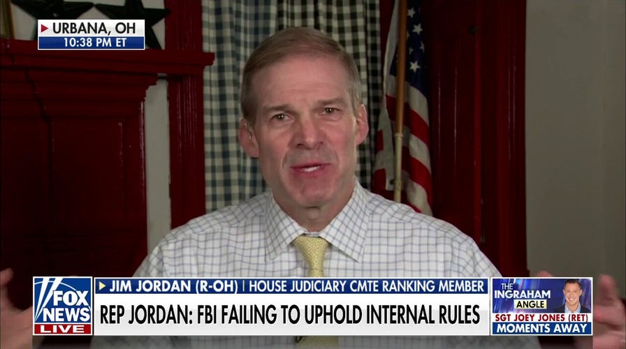 This is part of the Justice Department not following own rules: Rep. Jim Jordan