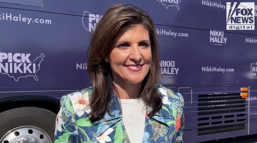 Republican presidential hopeful Nikki Haley says she's 'focused on every state before us'