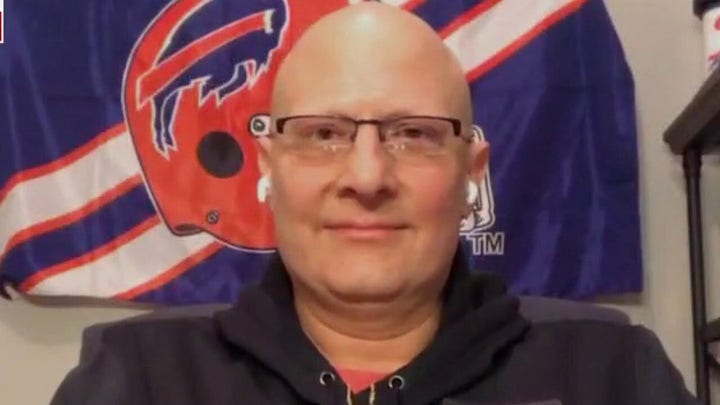 Buffalo Bills superfan celebrates beating cancer 