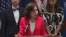 Interim US Attorney for the District of Washington Jeanine Pirro announces charges in deadly DC antisemitic attack