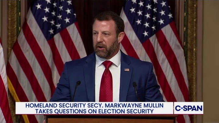 Markwayne Mullin blasts ABC, NBC for snubbing Trump’s election speech