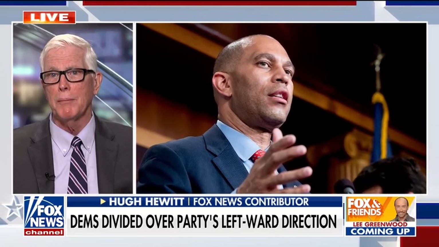 Jeffries distances himself from Democratic socialists as party divide deepens