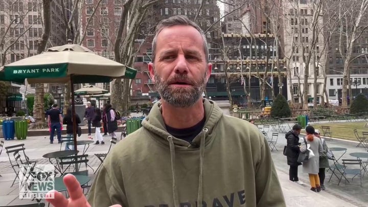 Kirk Cameron speaks to Fox News Digital outside New York Public Library