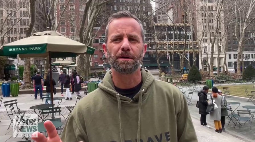 Kirk Cameron speaks to Fox News Digital outside New York Public Library