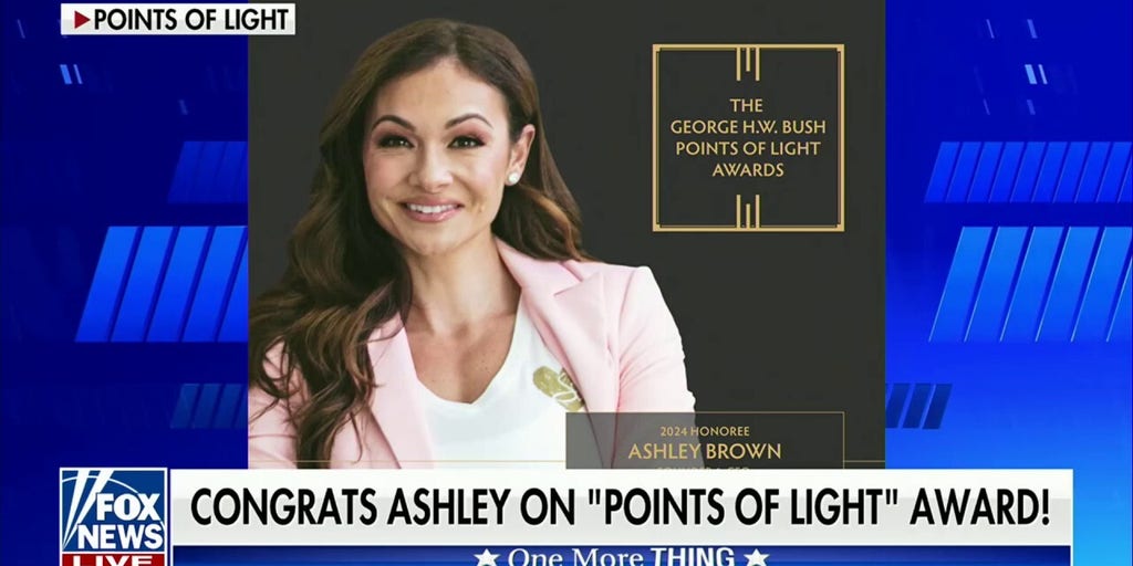 Ashley Brown honored with George H.W. Bush Points of Light Award