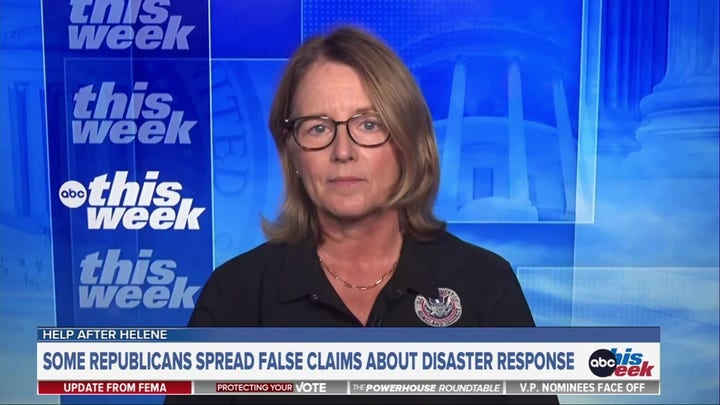 FEMA administrator says false information spreading about disaster relief money