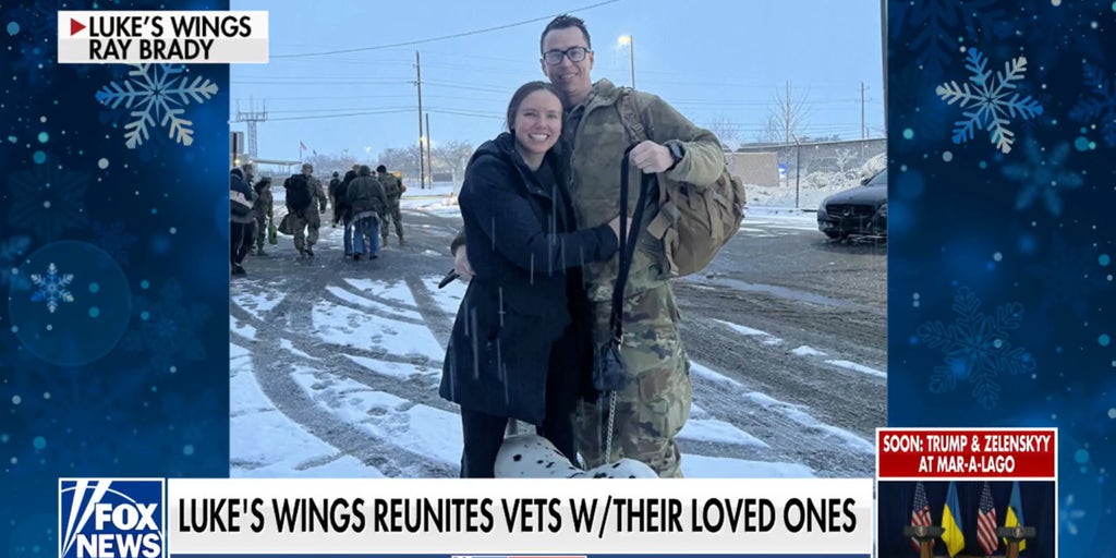 Luke's Wings works to unite veterans with their loved ones for the holidays