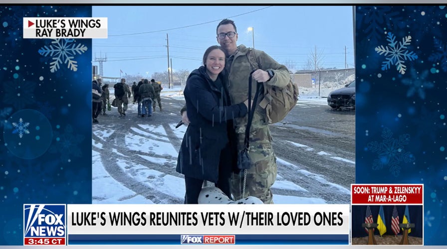 Luke's Wings works to unite veterans with their loved ones for the holidays