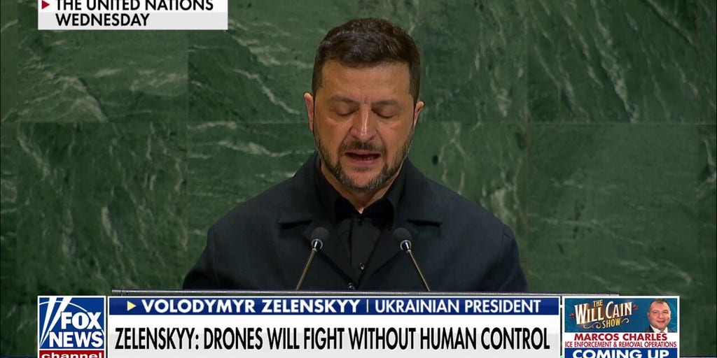 Zelenskyy gives stark warning on future of drone warfare at UN General Assembly